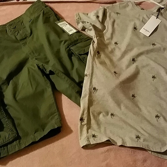 Cargo shorts + T shirt Set goodfellow & co. NWT. - Picture 6 of 8